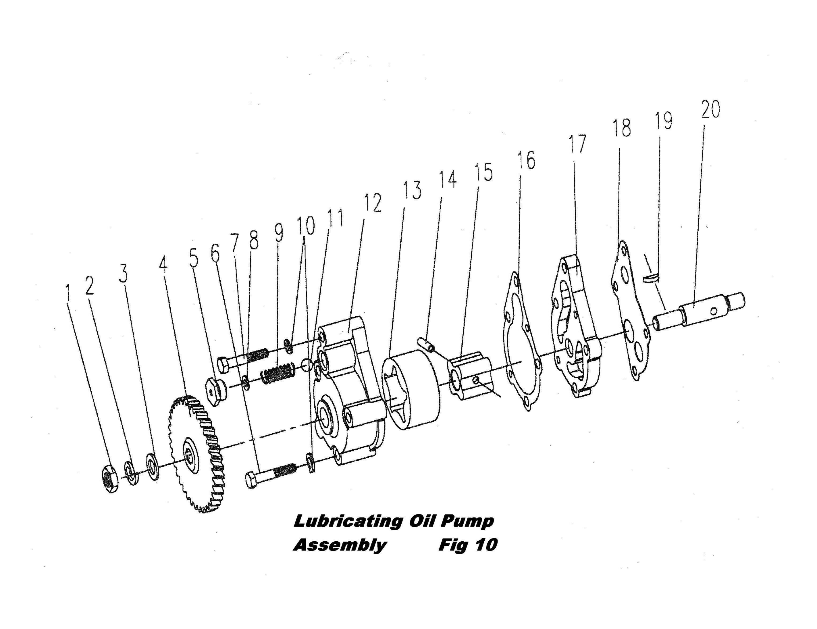Lubrication Oil Pump Assembly