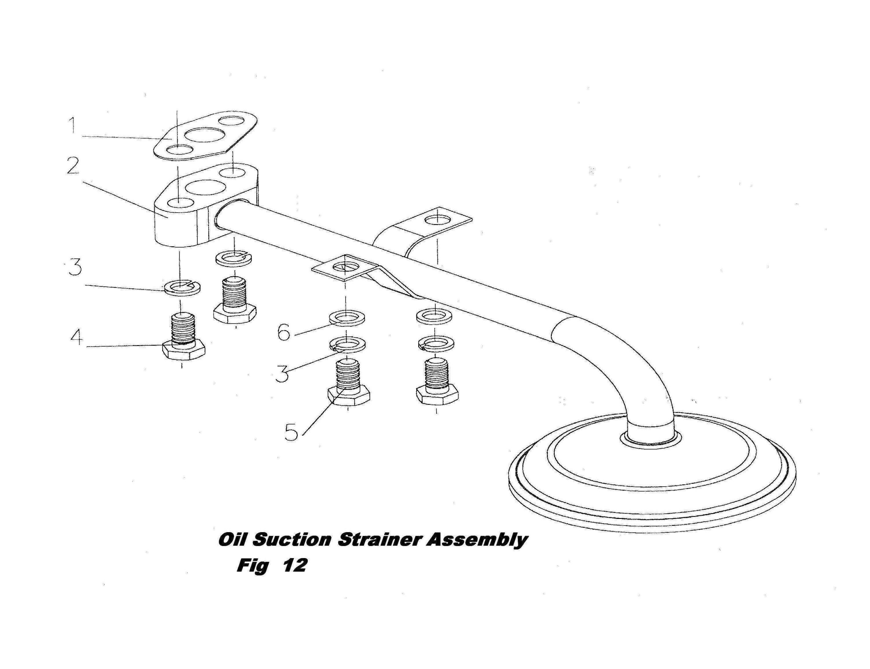 Oil Suction Stainer Assembly
